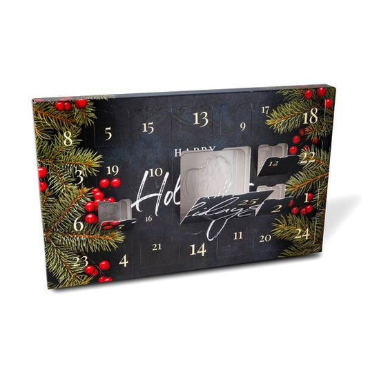 25 day Wax Melt Advent Calendar - Holly Berries-NI Candle Supplies LTD