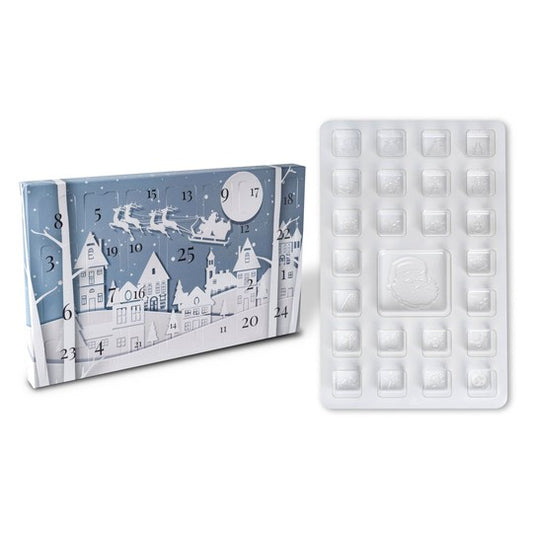 25 day Wax Melt Advent Calendar - Snowy Village-NI Candle Supplies LTD