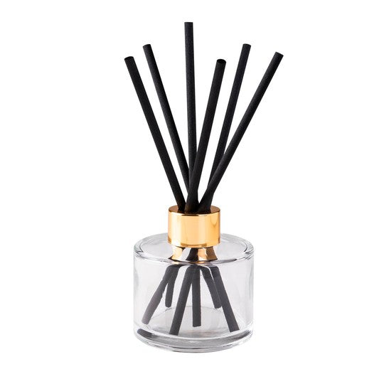 Circular Reed Diffuser BOTTLE - 100ml - Clear-NI Candle Supplies LTD
