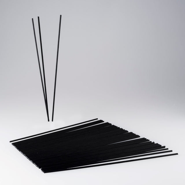 Fibre Diffuser Sticks (250mm LONG) - Black Reed Diffuser Sticks NI Candle Supplies 