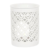 Lattice Pattern - Ceramic Wax Melt Burner Wax Melt Burner NI Candle Supplies 