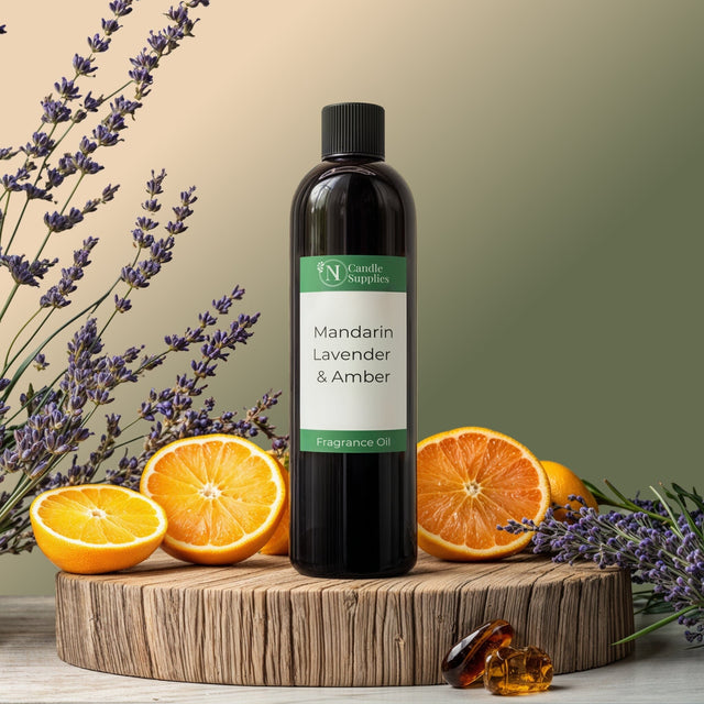 Mandarin, Lavender & Amber Fragrance Oil All Fragrance Oils NI Candle Supplies 