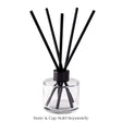 Thick Fibre Diffuser Sticks (SHORT) - Black - Discontinued Reed Diffuser Sticks NI Candle Supplies 