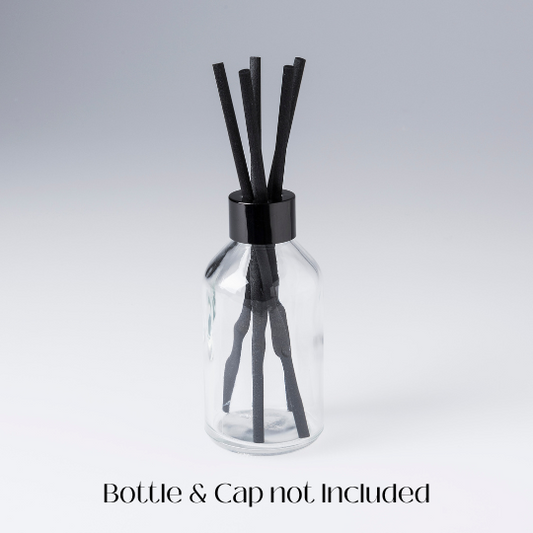 Thick Fibre Diffuser Sticks (SHORT) - Black - Discontinued-NI Candle Supplies LTD